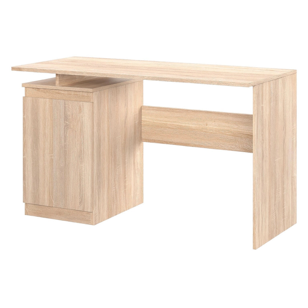 Scrivania SOLA - Capiente - Chiuso - Quercia Sonoma - Larghezza 120 cm, Altezza 73 cm, Profondit? 59 cm