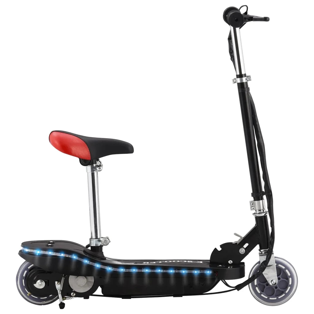 Monopattino elettrico con sedile e LED 120 watt nero 02_0004592