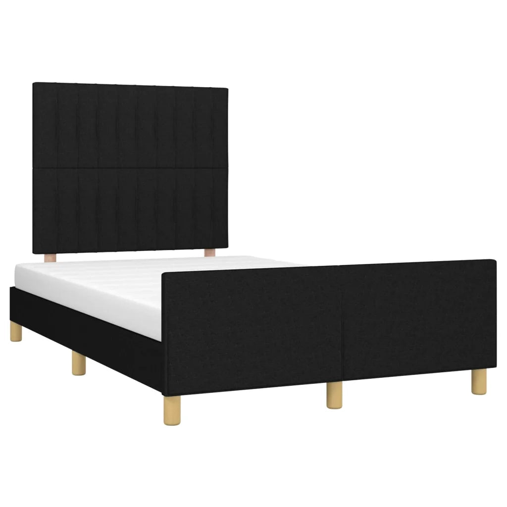 Giroletto senza Materasso Nero 120x190 cm in Tessuto 3270529