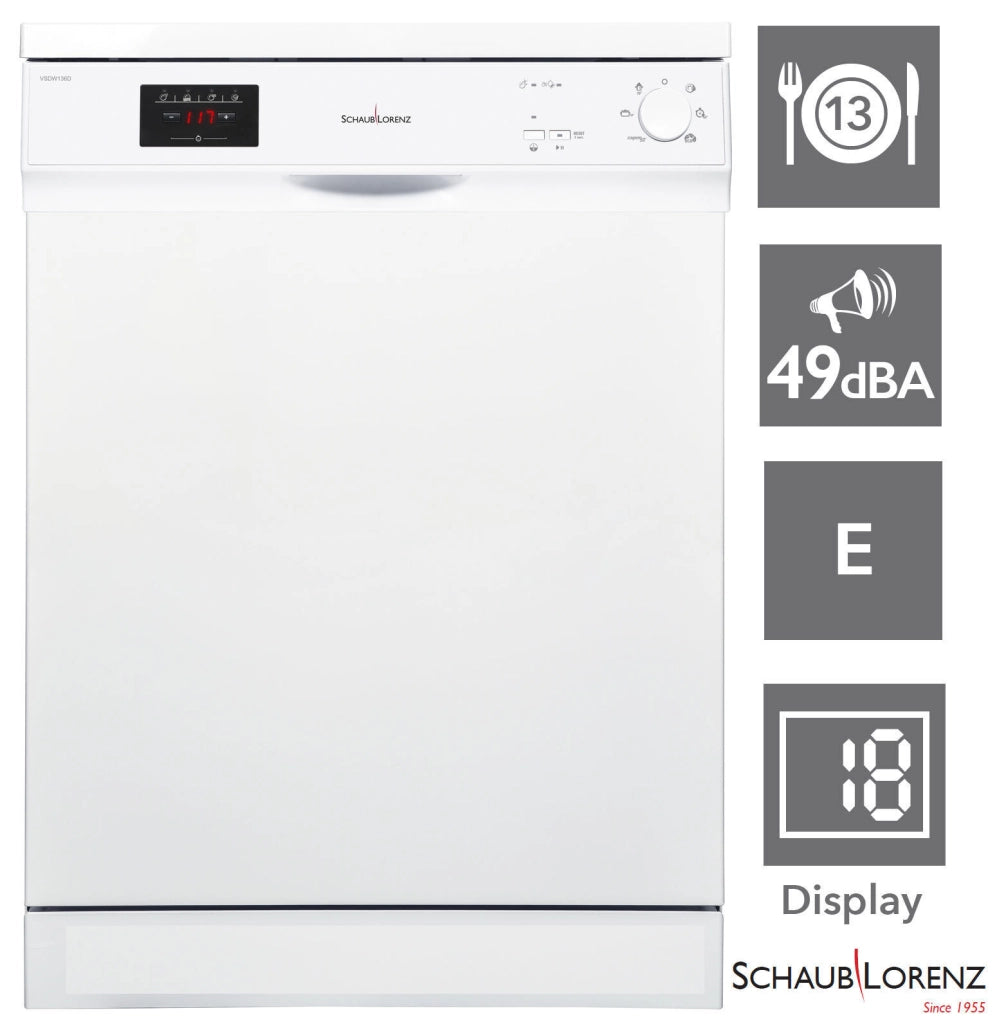 Schaub Lorenz SVDW135 Lavastoviglie da Incasso a scomparsa totale 13 Coperti Classe energetica E 5 programmi 60 cm