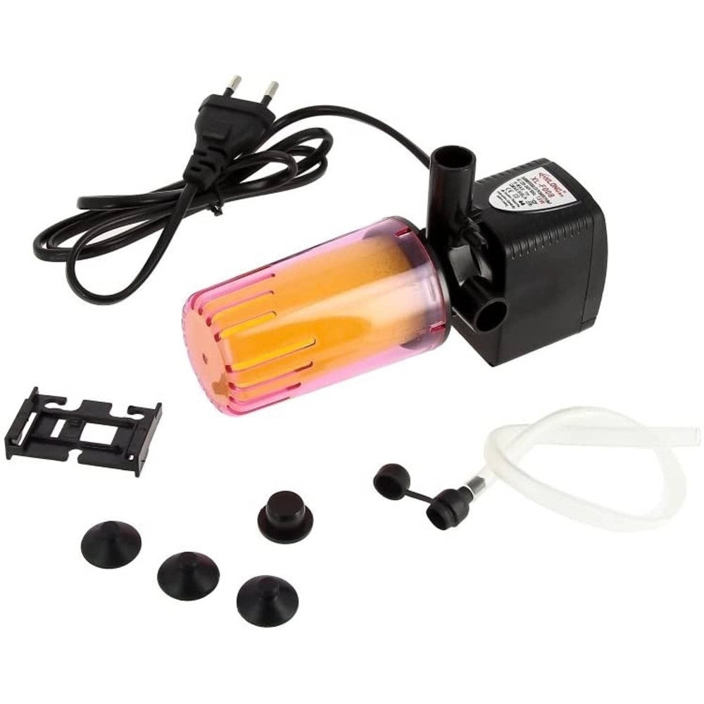 Trade Shop - Filtro Interno Pompa A Immersione Per Acquario Tartarughiera Xl-f008 15w 800lt/h -