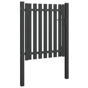 Cancello per Recinzione da Giardino in Acciaio 100x100 cm Antracite CFW5428586