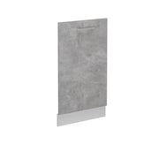 Pannello frontale R-Line Calcestruzzo/Bianco 45 cm senza piano di lavoro Vicco