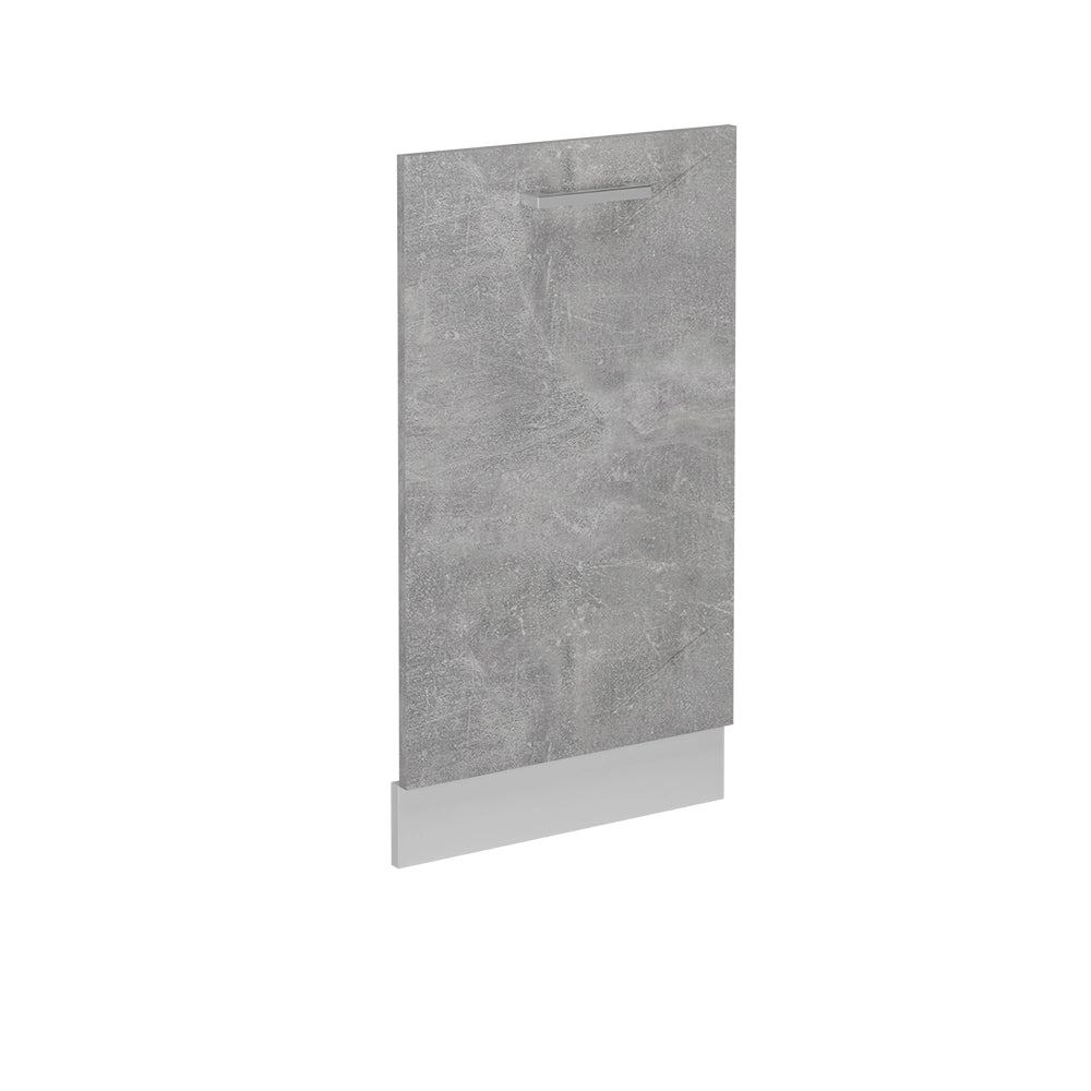 Pannello frontale R-Line Calcestruzzo/Bianco 45 cm senza piano di lavoro Vicco