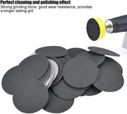 Set di carta abrasiva da 50 pezzi 
- 50 mm di diametro
- 1500 g/m² di densità
- per legno/pittura/plastica
- multifunzionale
- alta qualità 
- set di dischi abrasivi