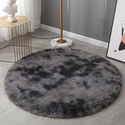 Tappeto per soggiorno, Tappeto per camera da letto morbido, Tappeti da bagno lavabili, Tappeti a pelo lungo per la camera dei bambini, Piccolo tappeto morbido per ufficio, Tappeto antiscivolo morbido (grigio scuro, 90 cm/36 pollici)