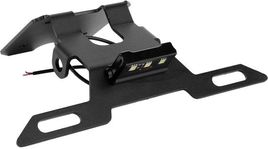 Supporto targhe con LED per YZF R15 V3.0 2017-2020 - Installazione facile - Realizzato in alluminio di alta qualità - Corrosione resistente - Incluso contatore di lampeggiamento - Supporto per targa