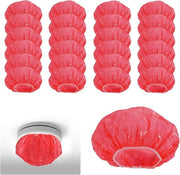 50 Coperture per Dispositivi di Allarme Fumo Reutilizzabili, Copertura Elastica per Stoffa per Utilizzo Domestico - Rosso