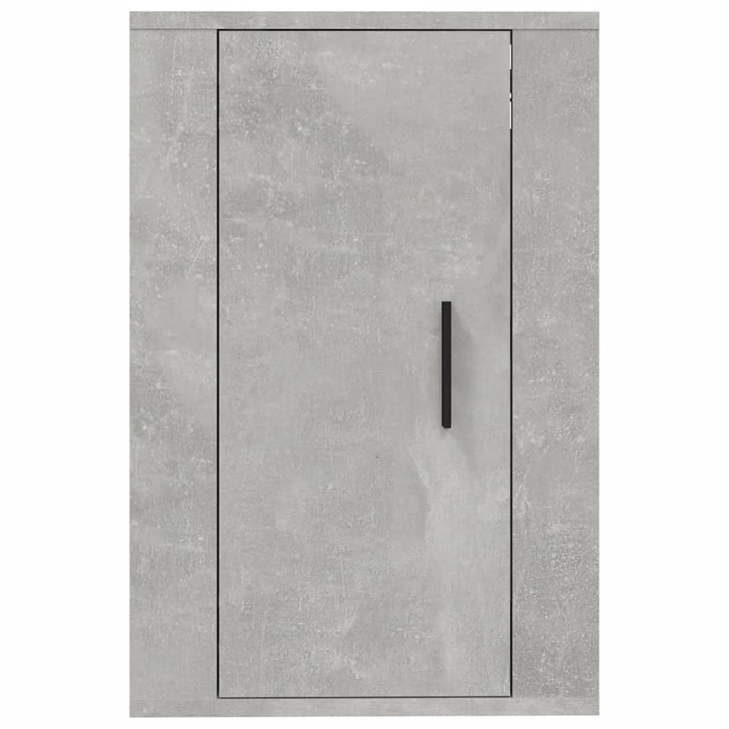 Mobile TV multimediale da parete mensola TV credenza TV per sala da pranzo soggiorno camera da letto 2 pezzi 40 x 34,5 x 60 cm grigio 02_0028913