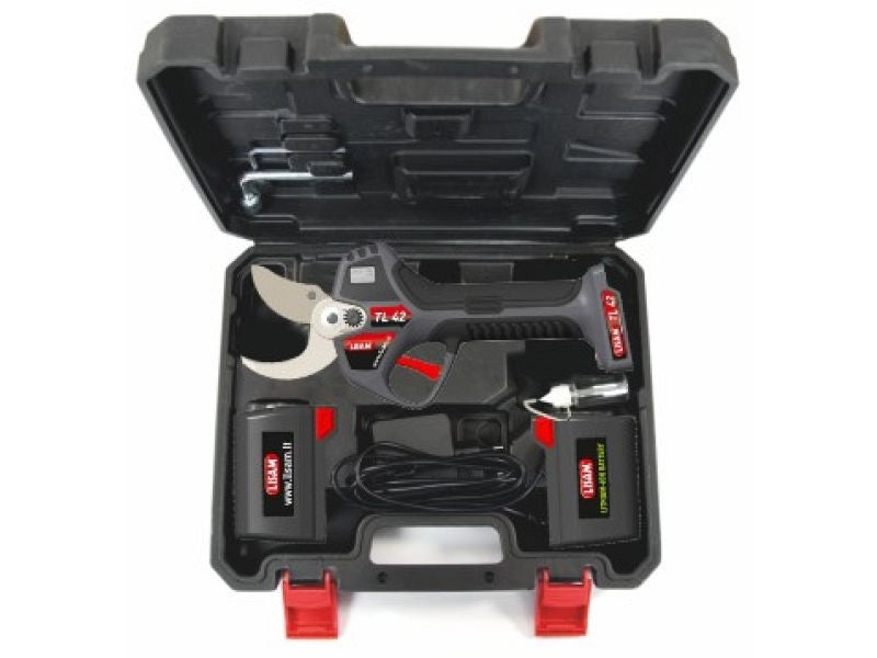 Forbice da potatura a batteria Lisam TL 42 con motore elettrico taglio da 42 mm