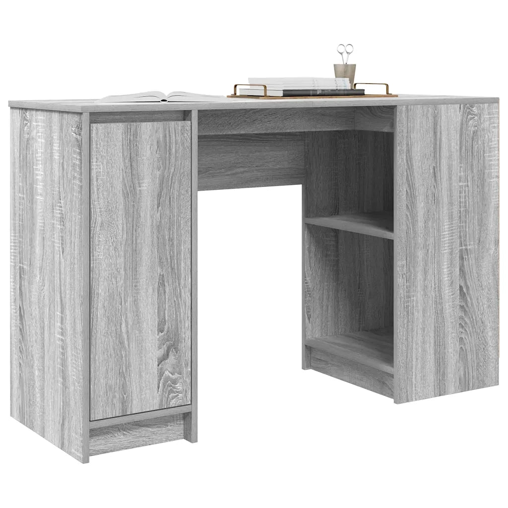 Scrivania Grigio Sonoma 120x42x76 cm in Legno Multistrato 861819