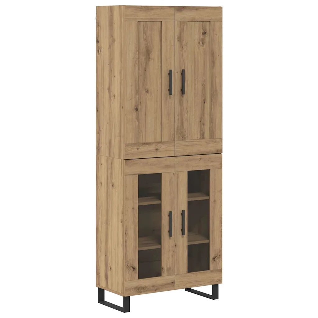 Credenza | Madia | Buffet da pranzo | Armadio da pranzo Rovere artigianale 69,5 x 34 x 180 cm