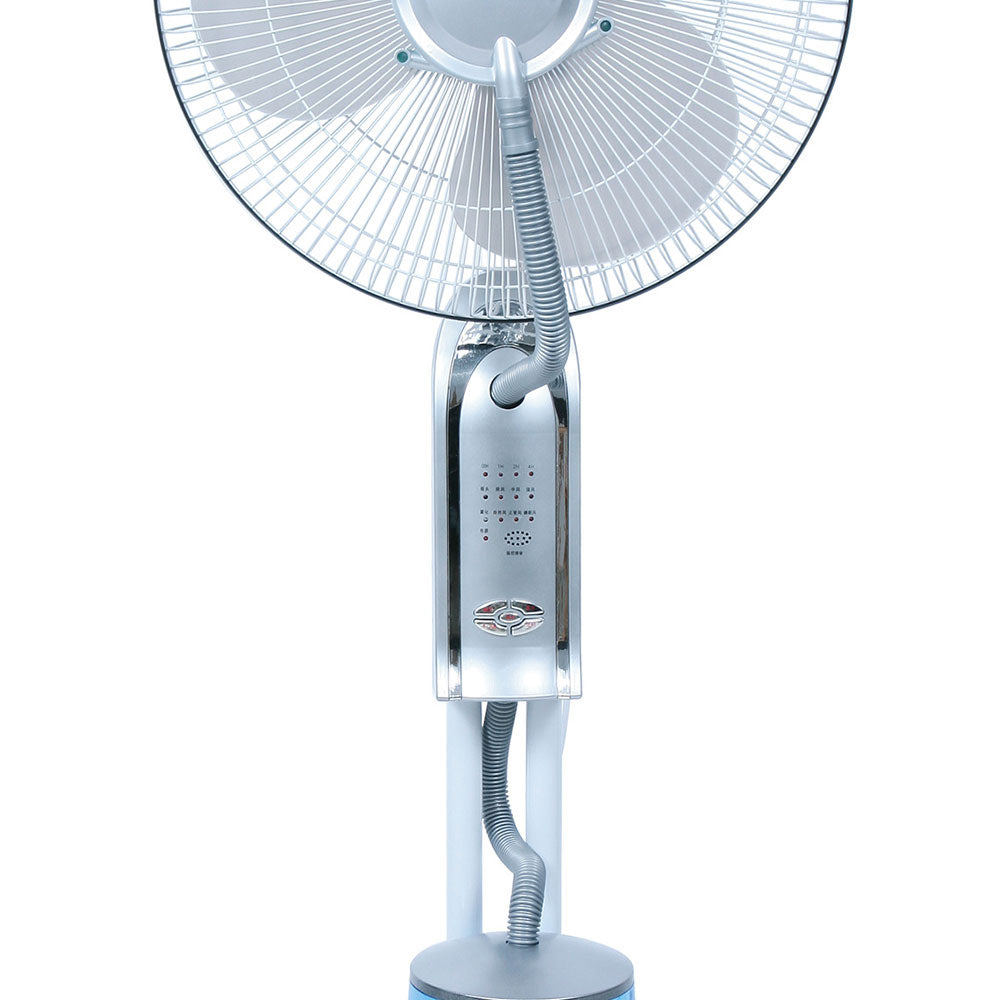Ventilatore a Piantana 40Cm con Nebulizzatore Ad Acqua + Telecomando