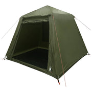 Tenda da Pesca 4 Persone Verde Oliva a Rilascio Rapido
