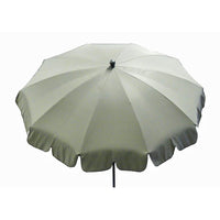 Ombrellone da Giardino Ø200 cm Palo Ø27 mm in Acciaio Maffei Allegro Tortora