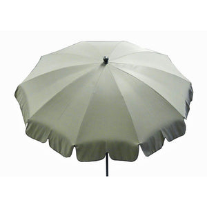 Ombrellone da Giardino Ø200 cm Palo Ø27 mm in Acciaio Maffei Allegro Tortora
