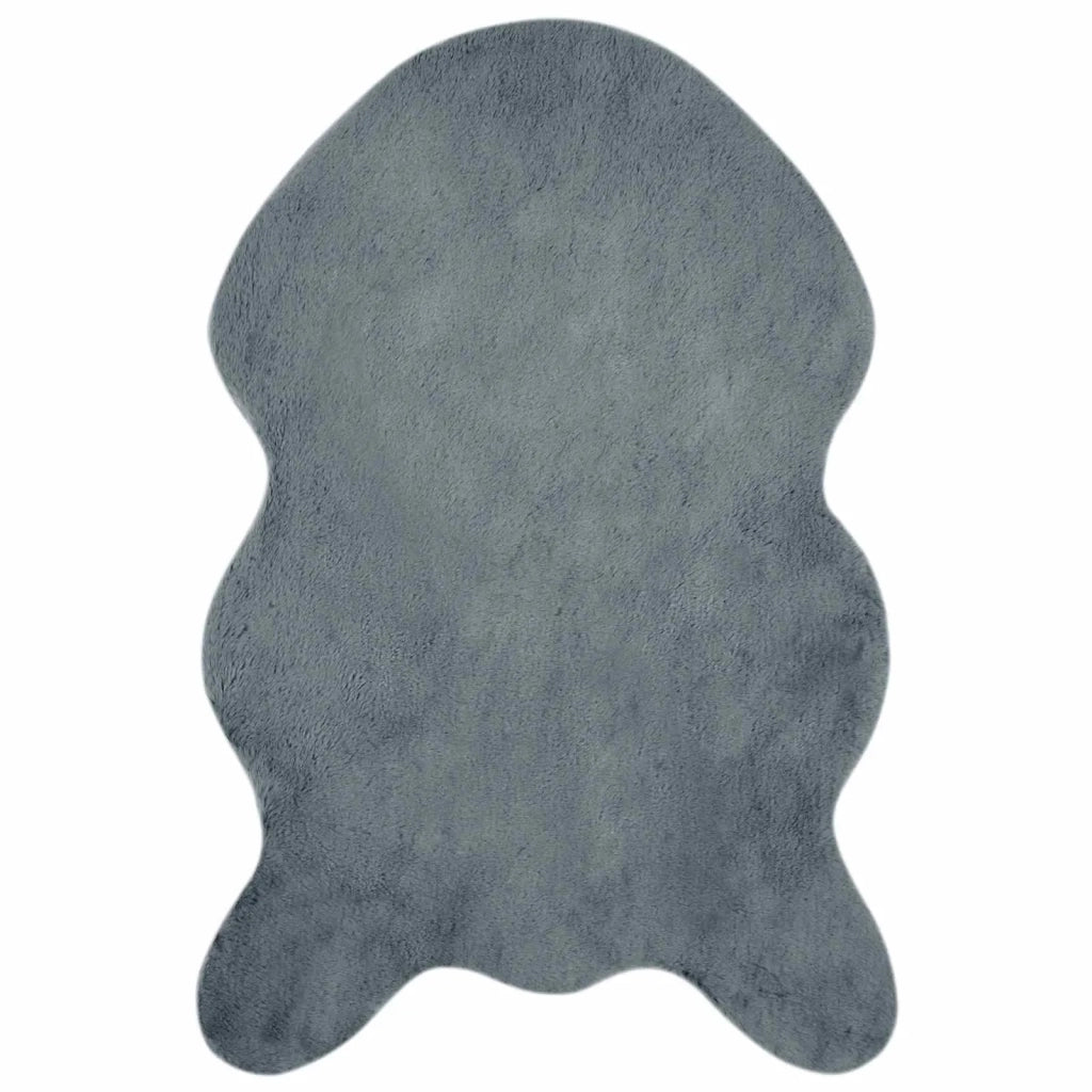 Tappeto antiscivolo in sintetica di coniglio OLITE Antracite 42021783