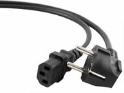 Cavo Alimentazione per Computer Pc Desktop Tv Stampanti e altri dispositivi - VDE Schuko colore Nero Nuovo 1,8 Mt High Quality
