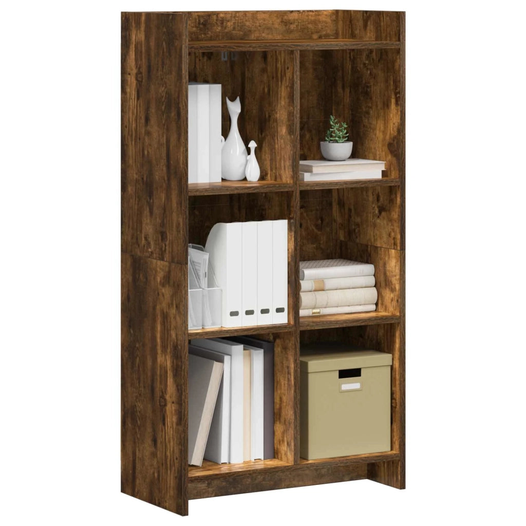 Libreria Rovere Fumo 59 x 30 x 111 cm Legno ingegnerizzato 8011287