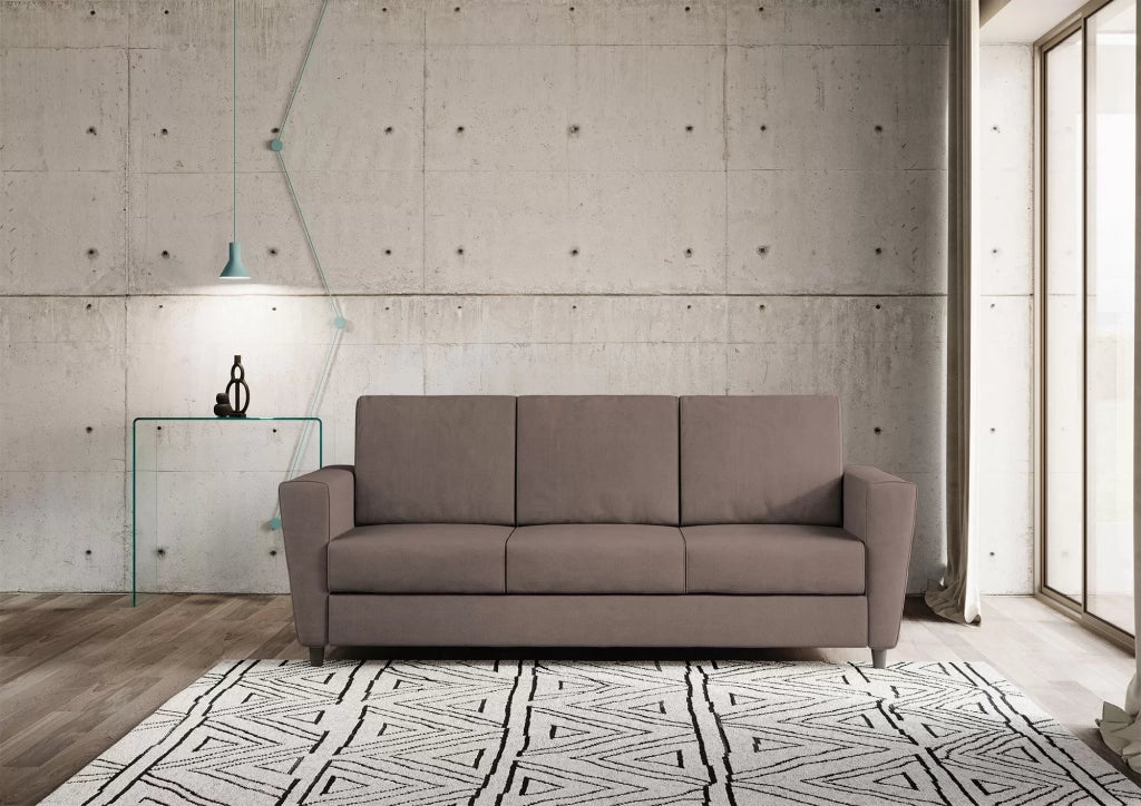 Divano yasel 3 posti (tre sedute da 60cm) misure esterne l.212cm | talpa - Mobili 2G