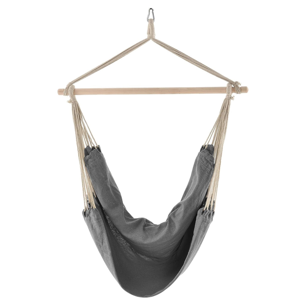 Poltrona Sospesa Sedia Amaca Altezza Totale 140 cm - Grigio casa.pro