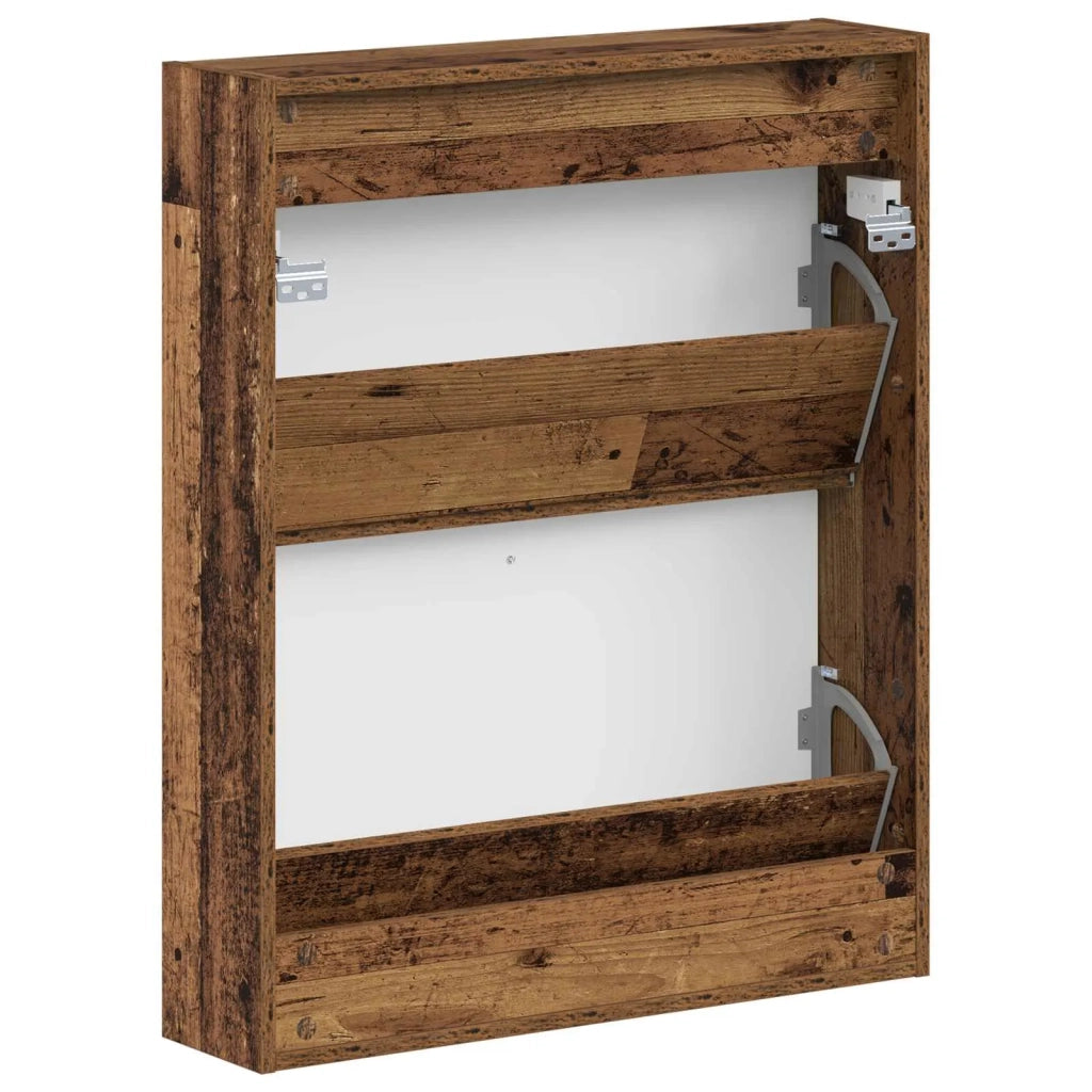 Mobiletto per Scarpe da Muro UTRECHT 71 x 17 x 86 cm 897743