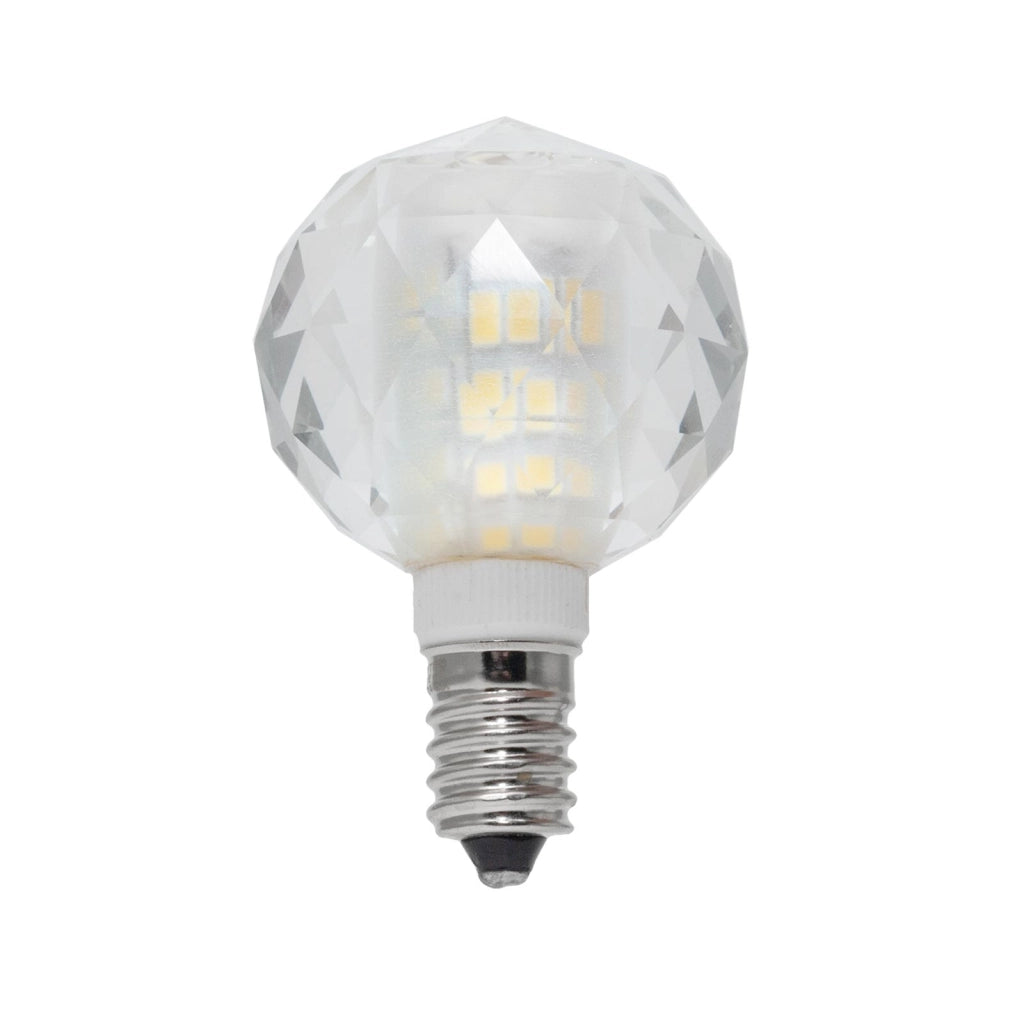 Lampadina LED globo E14 vetro cristallo lampada 6W resa 60W basso consumo attacco piccolo 600 lumen 230V LUCE 3000K