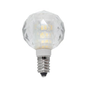 Lampadina LED globo E14 vetro cristallo lampada 6W resa 60W basso consumo attacco piccolo 600 lumen 230V LUCE 3000K