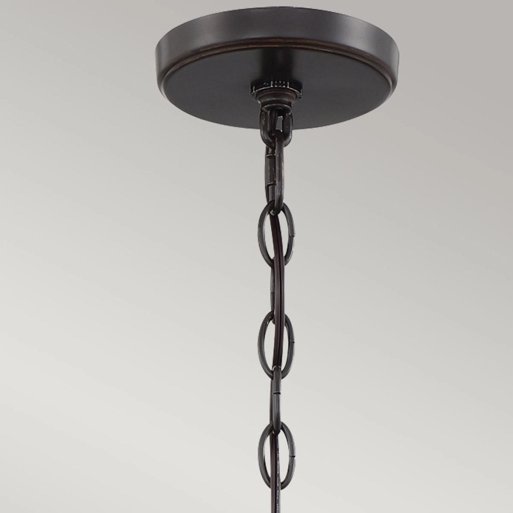 Lampada a sospensione boho marrone Casablanca 3xE27 Quoizel