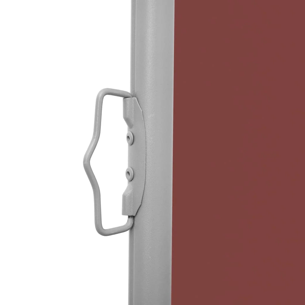 Tenda da sole laterale retrattile/schermo privacy per patio giardino terrazza balcone 140 x 1200 cm marrone 02_0007235