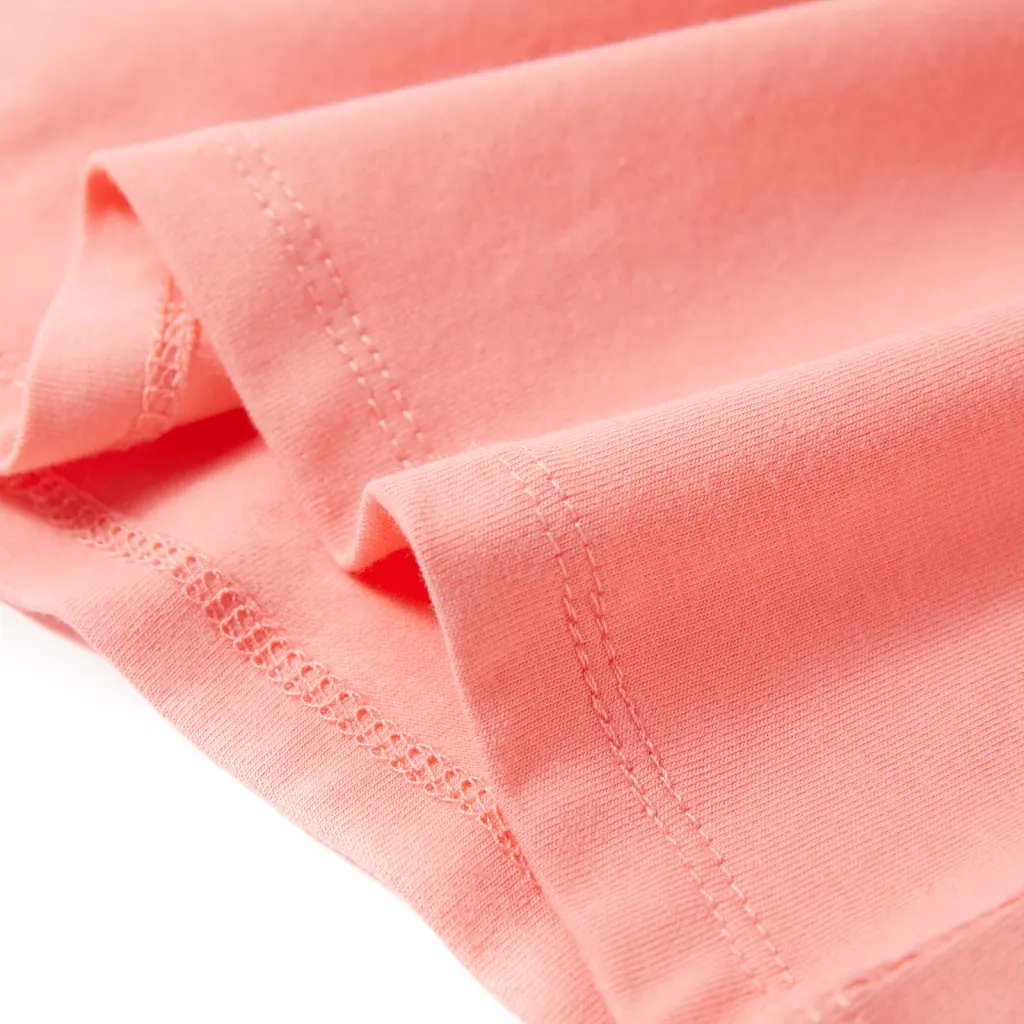 Maglietta da Bambina Corallo Chiaro 128 11117