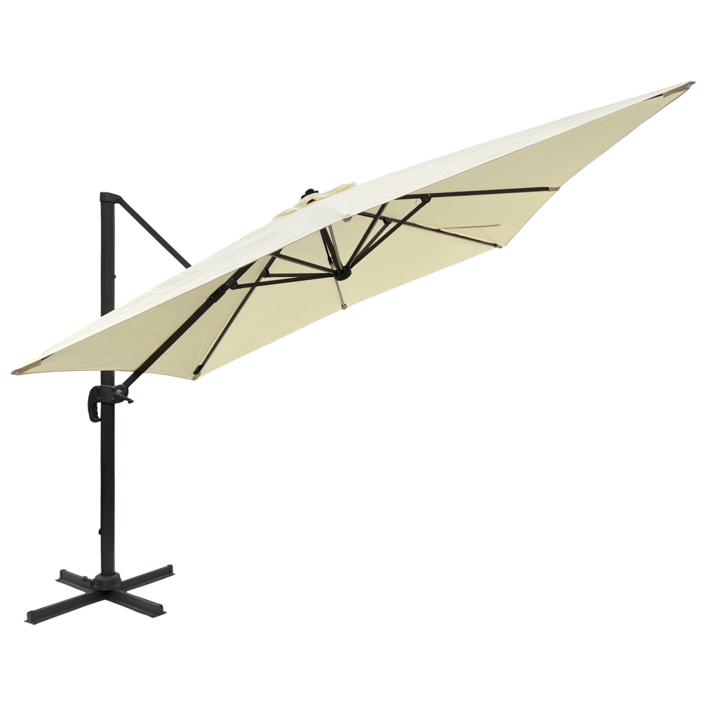 Tela perOmbrellone sfalsato MOLOKAI quadrato 3x3m beige