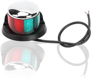 Luce di Navigazione per Barche Portatile 12 V Segnale di Emergenza Lampada LED per Pontoni, Barche e Navicelle con Fonte di Alimentazione LED Rotta
