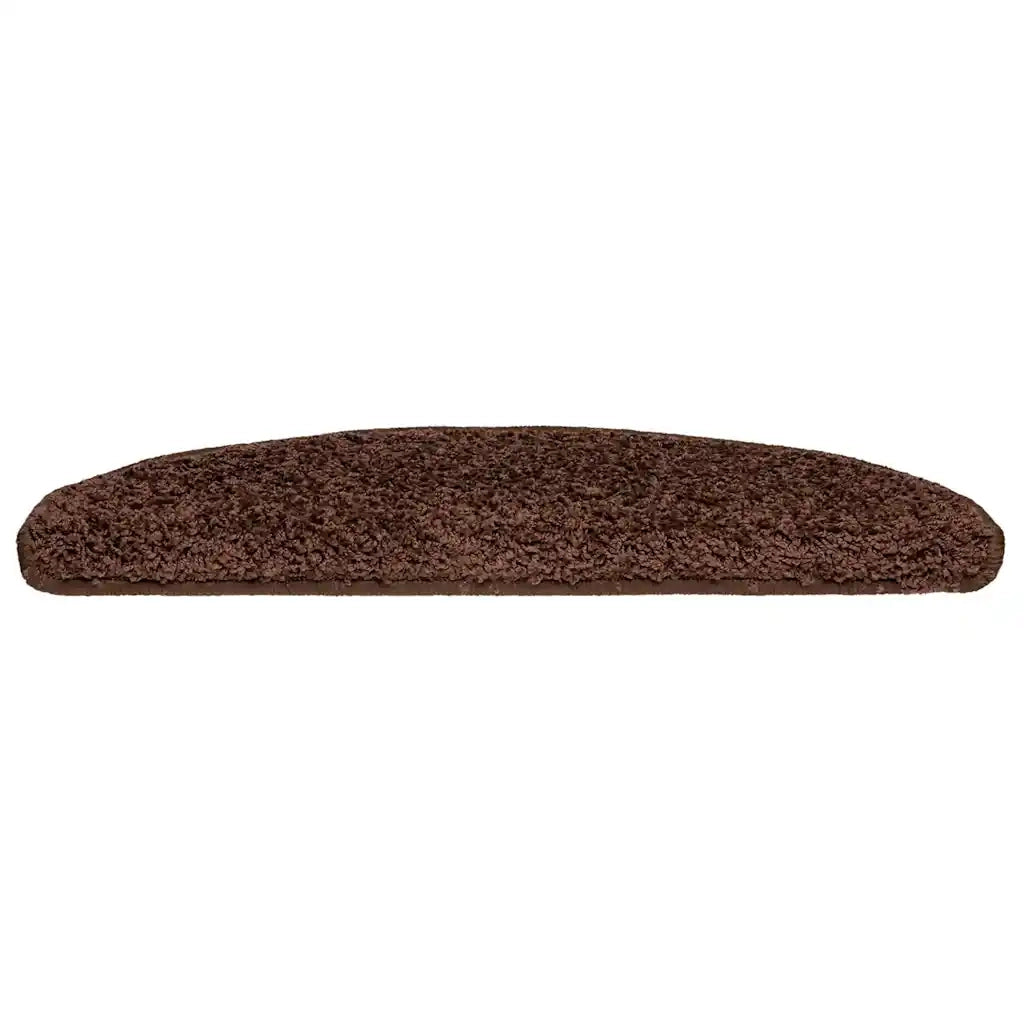 Tappetini per scale 20 pz | Gradini per Scale 65x21x4 cm Marrone Semicircolari Grandi