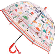 Tastiera USB Cablata Cartoon Colorata in Rosa/Nero a Powder Finish.