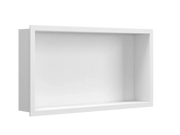Nicchia bagno Solid Surface 30x60 cm - bianco opaco