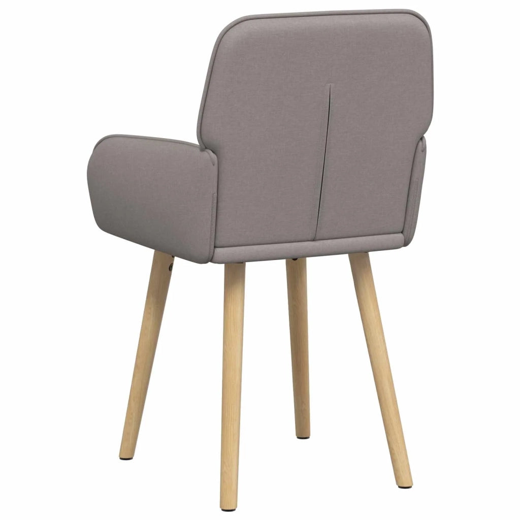 Sedie da pranzo 4 pz Tessuto Tortora 56,5 x 50 x 87,5 cm 3428198