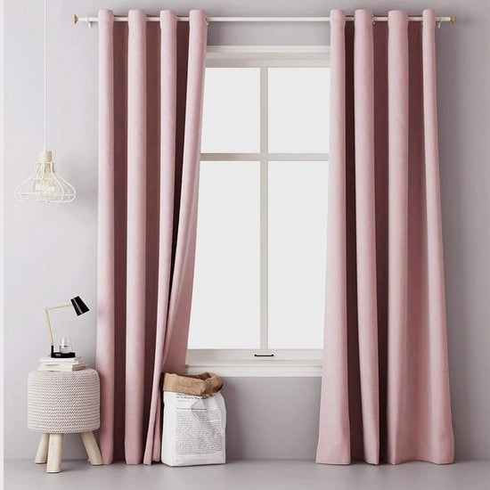 Gordini pronti all'uso con ganci - Tende pronte per l'installazione - Tende intermedie - Tende oscuranti - Camera da soggiorno - Camera da letto - Decorazione per finestre - Casa - Arredamento