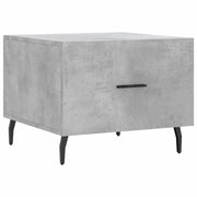 Tavolino salotto | Tavolino da caff¨¨ | Tavolino da Soggiorno Grigio Cemento 50x50x40 cm Legno Multistrato