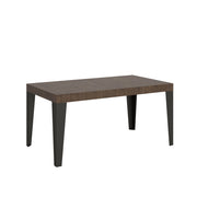 Tavolo allungabile 90x160/420 cm Flaris Noce telaio Antracite