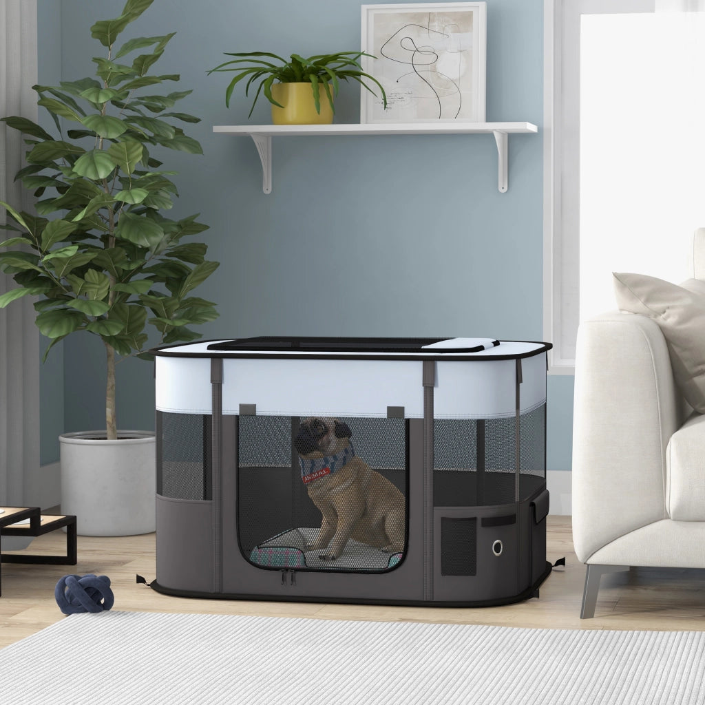 Casetta per Animali con Finestre e Porte ¨C zephmum ¨C 84x64x53 cm
