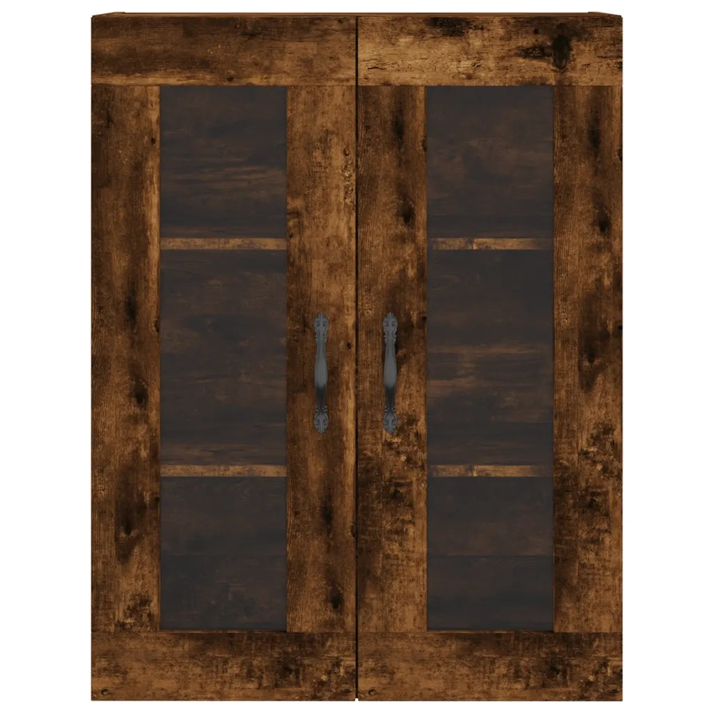 vidaXL Credenza Rovere Fumo  69,5x34x180 cm in Legno Multistrato