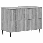 Armadio per Lavabo da Bagno ZWOLLE Sonoma grigio 896361