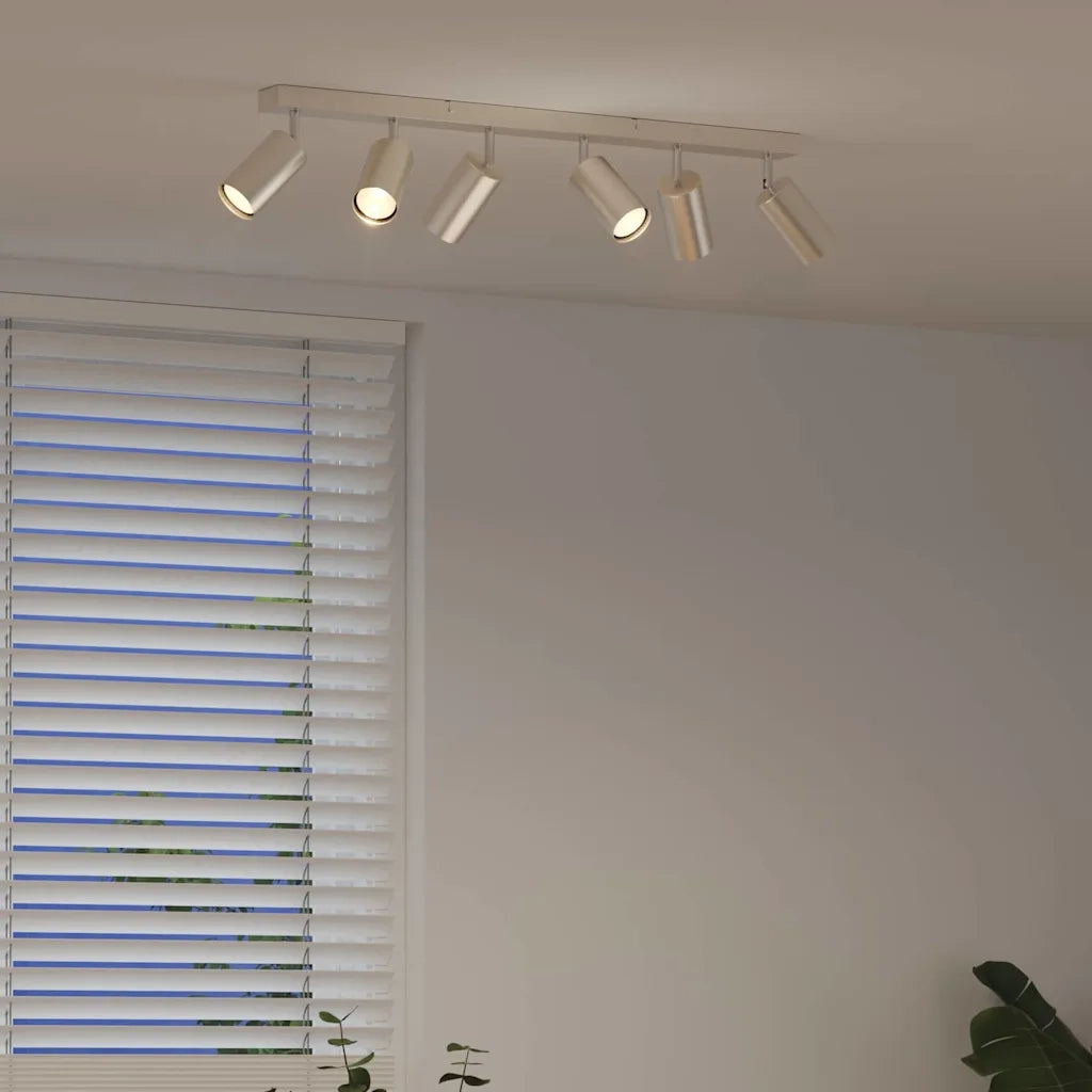 Faretto da soffitto Nichel 73 x 6 x 16 cm Metallo CFW8639367
