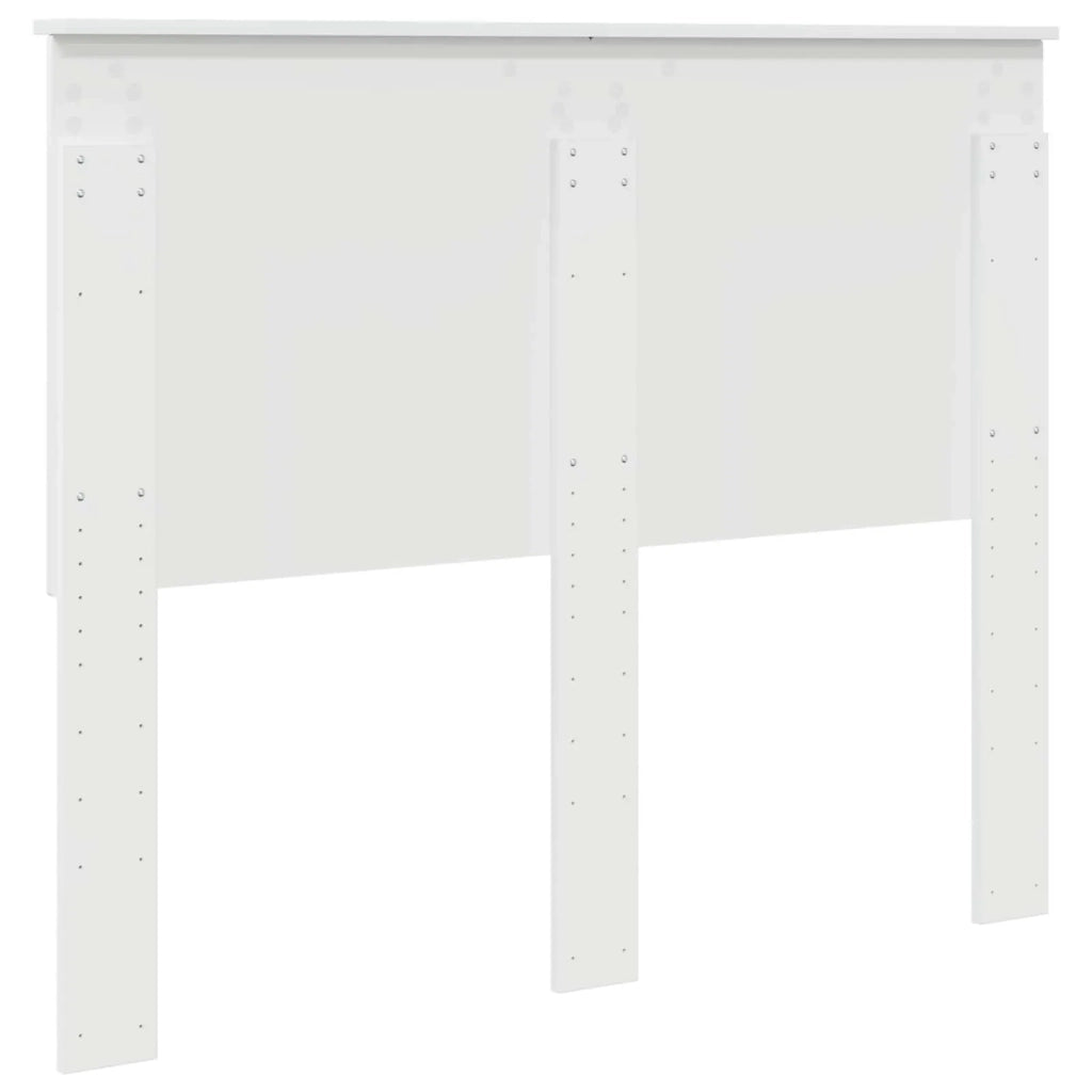 Testiera con testiera Bianco Lucido 135 cm Legno multistrato
