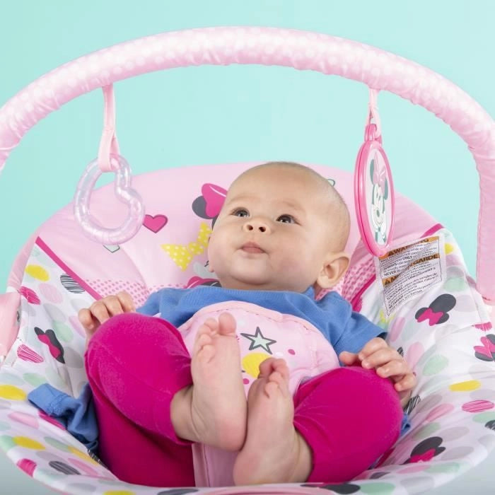 Disney Baby Sdraietta Minnie Spotty Dotty con vibrazioni e arco gioco