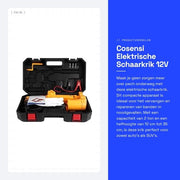 Sostituzione pneumatici elettrica 12V - Capacità 2 ton - Compatta e pratica - Adatta per auto e SUV - Incluso accessorio - Sostituzione di pneumatici
