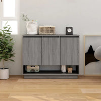 Credenza Grigio Sonoma 97x31x75 cm in Truciolato cod mxl 22688
