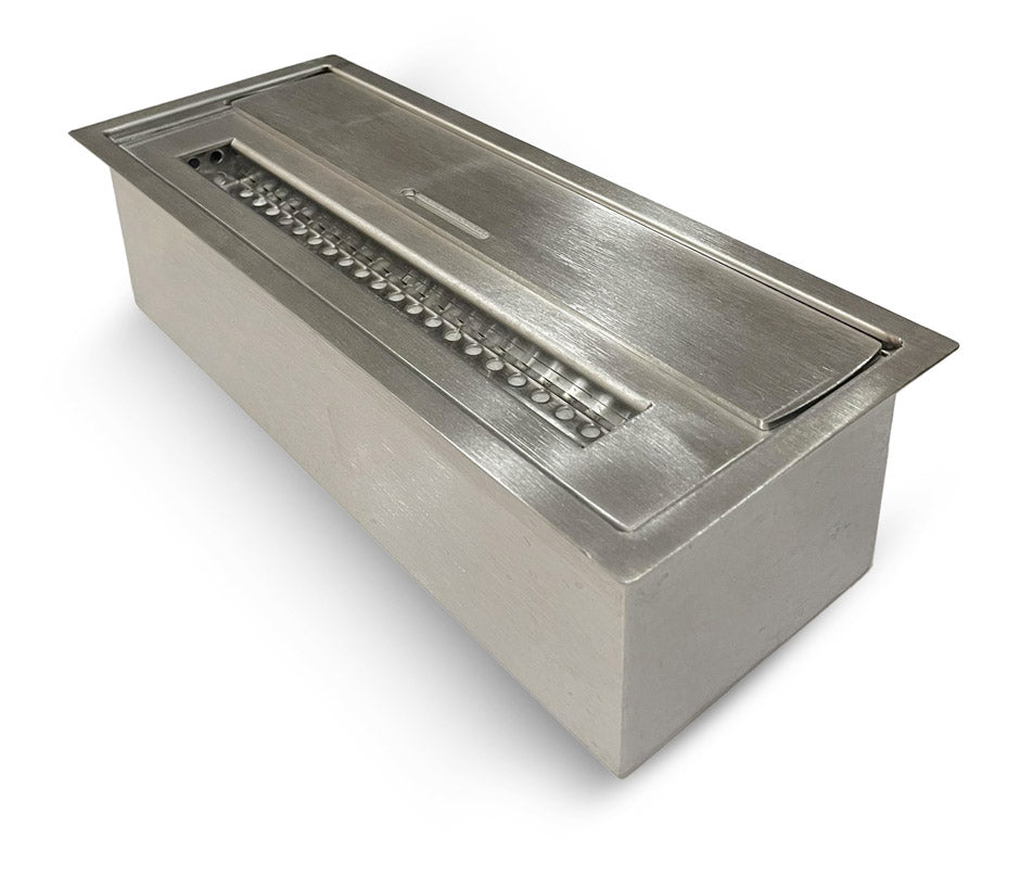 Bruciatore a Bioetanolo per Camini 1,5L 28x12,5x8,5 cm in Acciaio