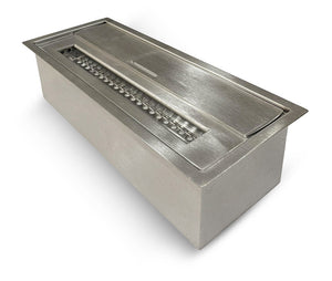 Bruciatore a Bioetanolo per Camini 1,5L 28x12,5x8,5 cm in Acciaio